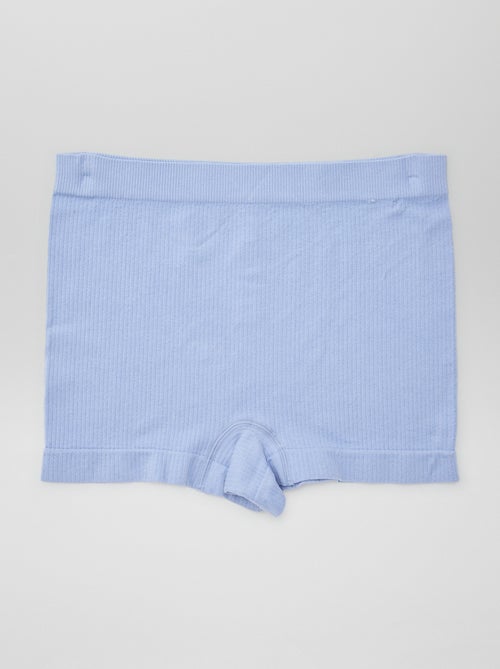 Lote de 2 shorties em malha nervurada - Kiabi