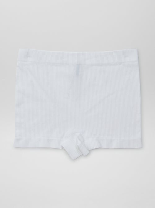 Lote de 2 shorties em malha nervurada - Kiabi