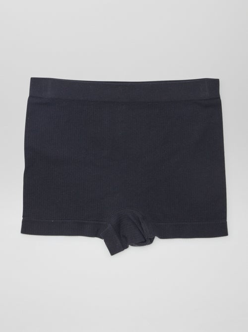 Lote de 2 shorties em malha nervurada - Kiabi