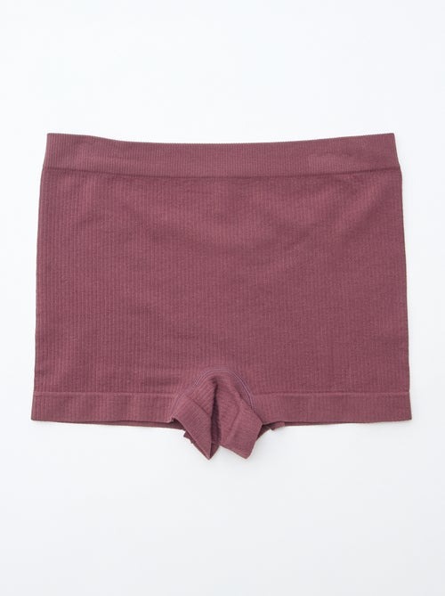 Lote de 2 shorties em malha nervurada - Kiabi