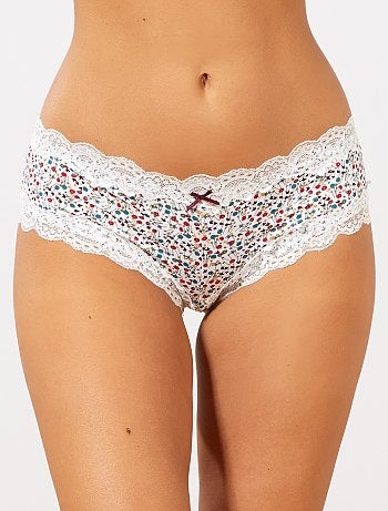 Lote de 2 shorties em microfibra - Kiabi