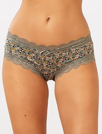 Lote de 2 shorties em microfibra - Kiabi