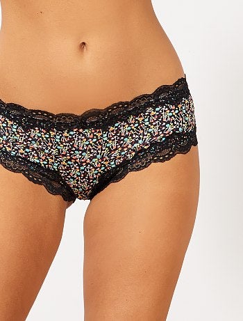 Lote de 2 shorties em microfibra - Kiabi