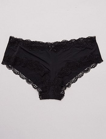 Lote de 2 shorties em microfibra - Kiabi