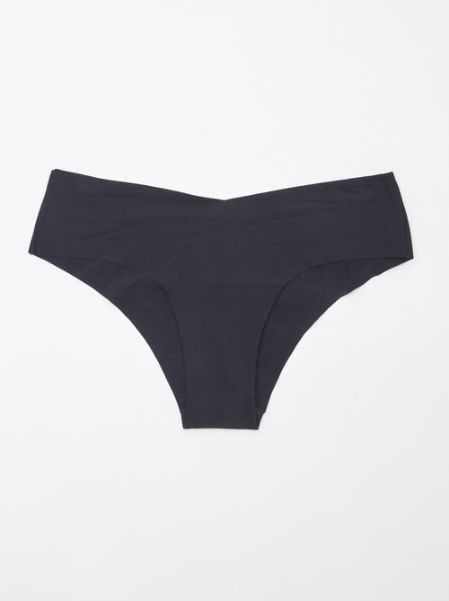 Lote de 2 shorties invisíveis em microfibra - Kiabi