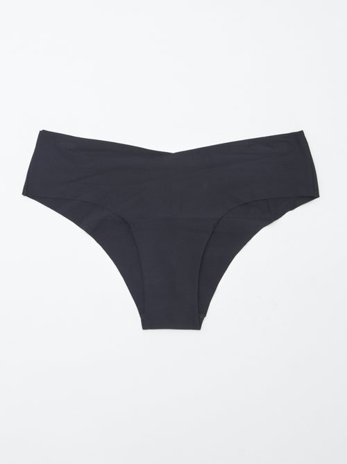 Lote de 2 shorties invisíveis em microfibra - Kiabi