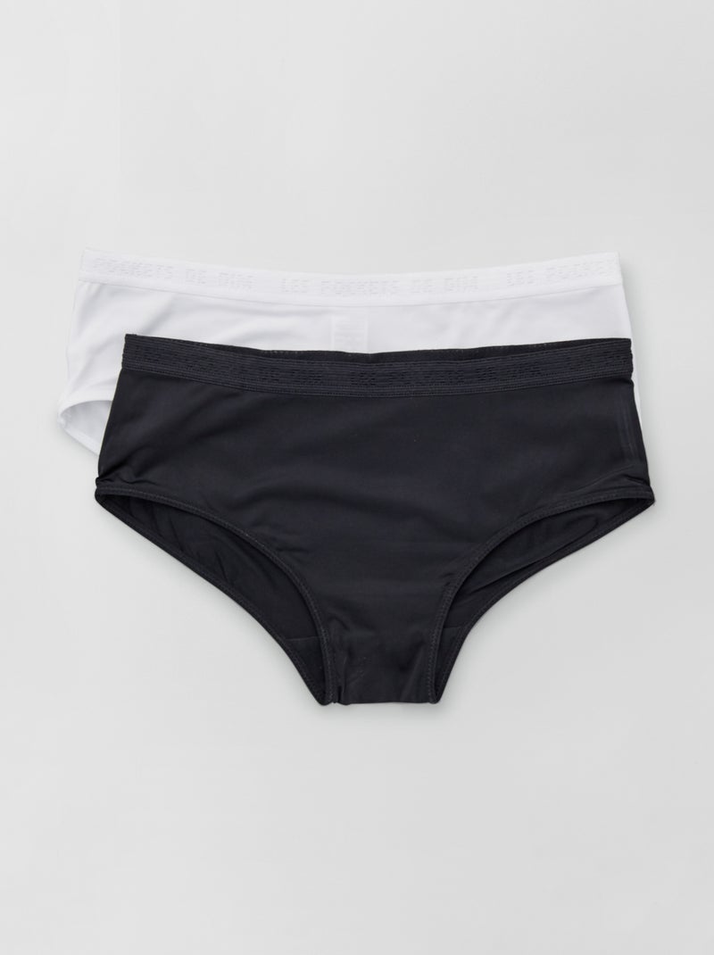 Lote de 2 shorties 'Les Pockets' da 'DIM' BRANCO - Kiabi