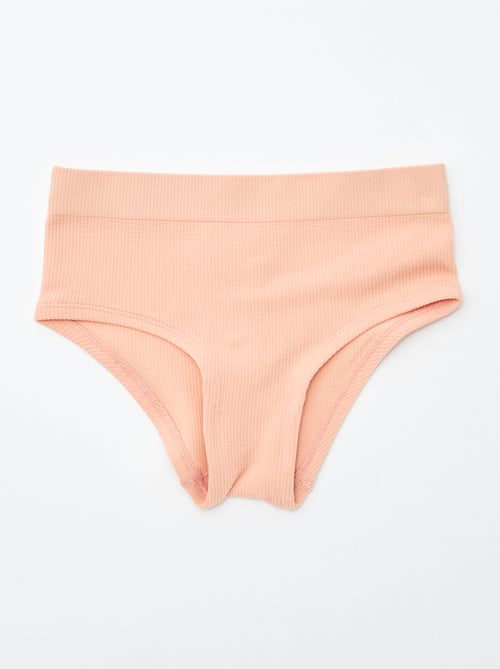 Lote de 2 shorties nervurados - Kiabi