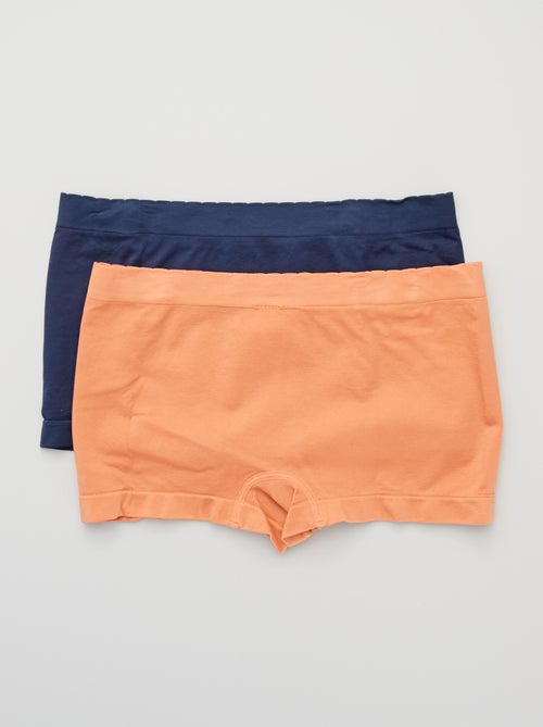 Lote de 2 shorties sem costuras 'Billet Doux' - Kiabi