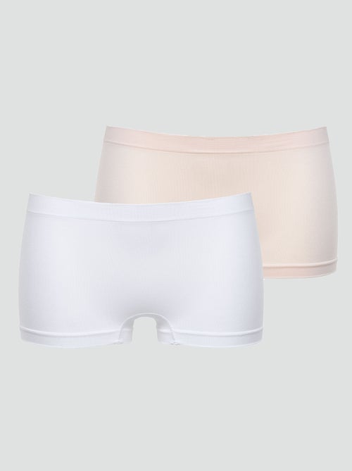 Lote de 2 shorties sem costuras 'Billet Doux' - Kiabi