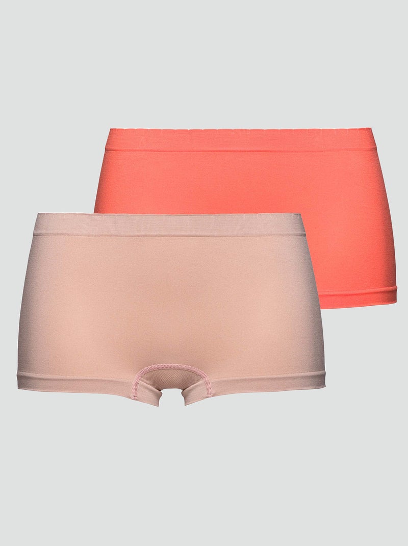 Lote de 2 shorties sem costuras 'Billet Doux' BEGE - Kiabi