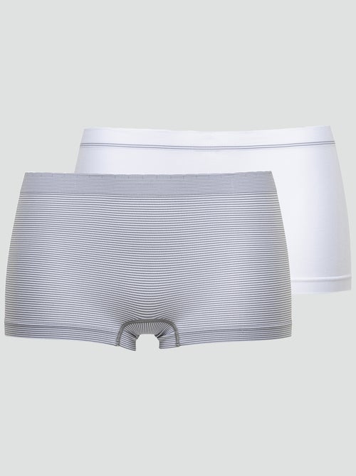 Lote de 2 shorties sem costuras 'Billet Doux' - Kiabi