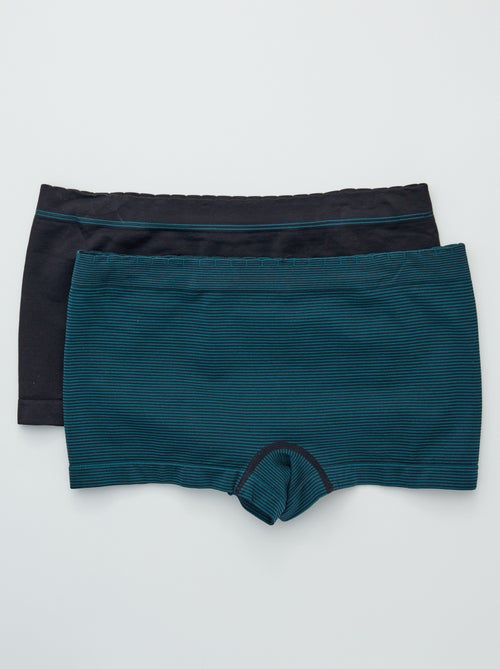 Lote de 2 shorties sem costuras 'Billet Doux' - Kiabi