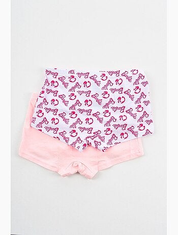 Lote de 2 shortys barbie menina | licença oficial