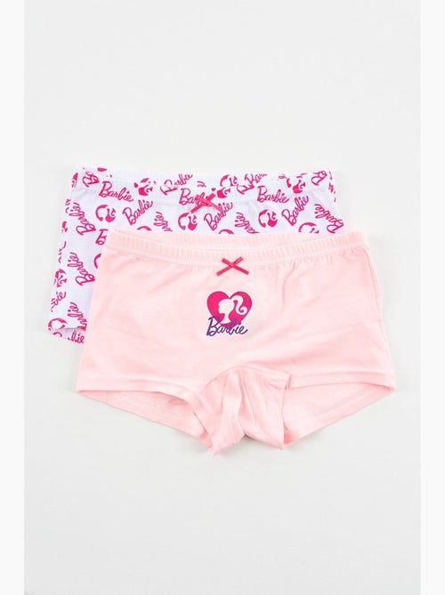 Lote de 2 shortys barbie menina | licença oficial - Kiabi Lote de 2 shortys barbie menina | licença oficial - Kiabi