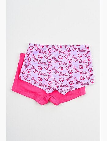 Lote de 2 shortys barbie menina | licença oficial