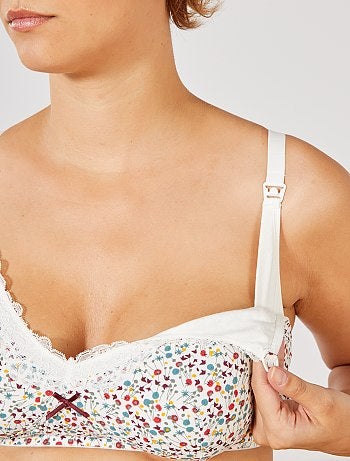 Futura mamã - Lote de 2 soutiens de amamentação copas D&E - Kiabi