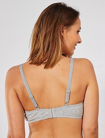 Lote de 2 soutiens de amamentação de algodão - Kiabi