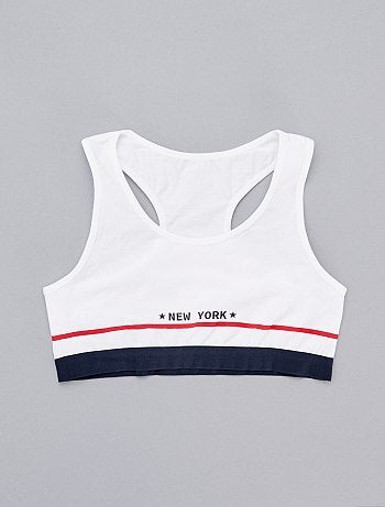 Menina 10-18 anos - Lote de 2 soutiens de desporto - Kiabi