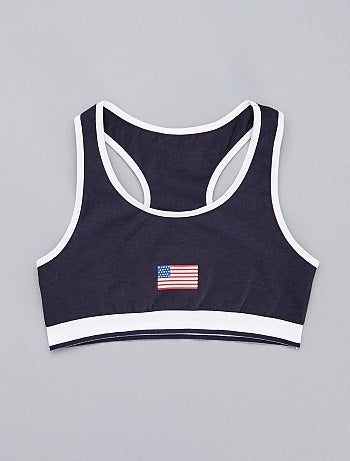 Menina 10-18 anos - Lote de 2 soutiens de desporto - Kiabi