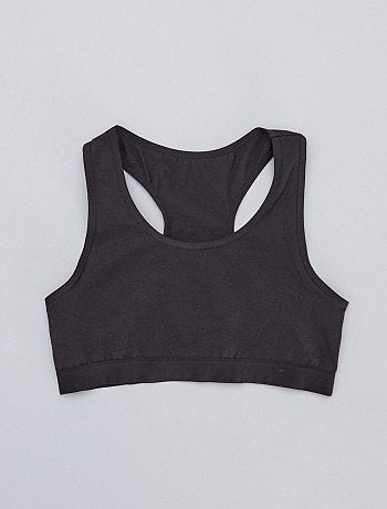 Menina 10-18 anos - Lote de 2 soutiens de desporto - Kiabi