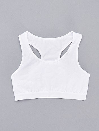 Menina 10-18 anos - Lote de 2 soutiens de desporto - Kiabi