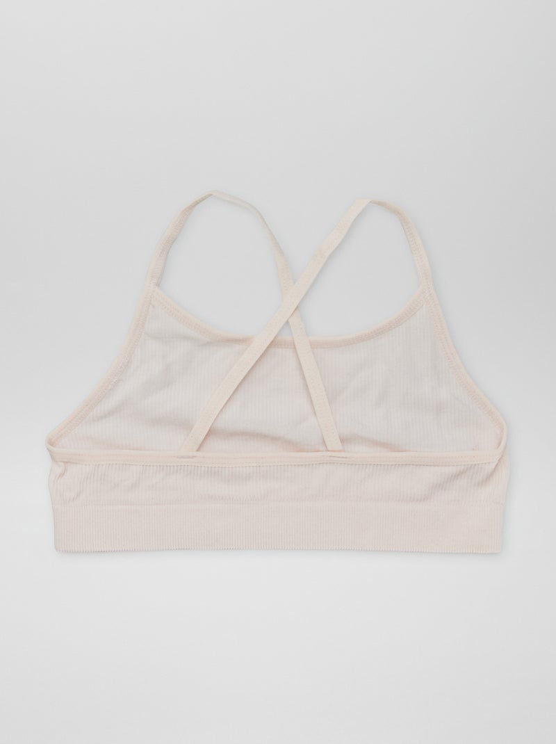 Lote de 2 soutiens de desporto ROSA - Kiabi