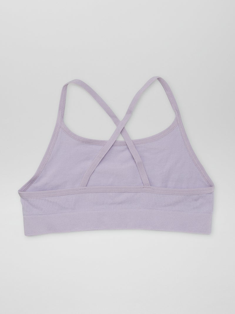 Lote de 2 soutiens de desporto VIOLETA - Kiabi