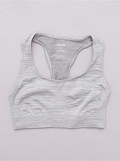 Lote de 2 soutiens em microfibra - Kiabi