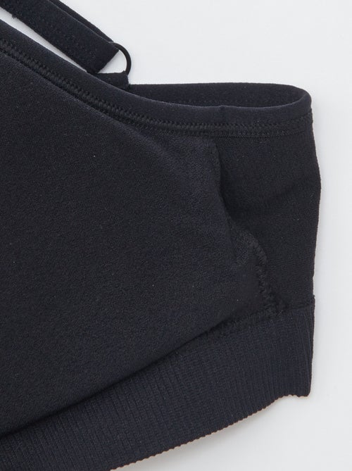 Lote de 2 soutiens nervurados - Kiabi