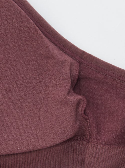 Lote de 2 soutiens nervurados - Kiabi