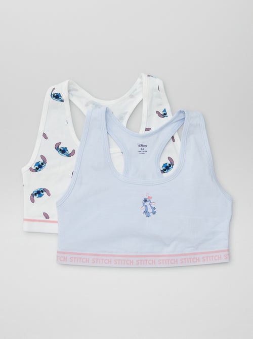 Lote de 2 soutiens 'Stitch' 'Disney' - Kiabi