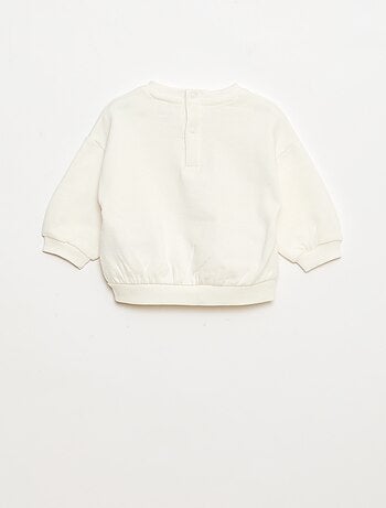 Conjunto de 2 sweatshirts, 1 liso e outro com estampado