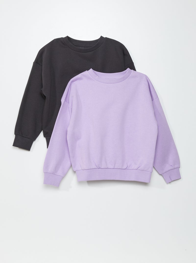 Lote de 2 sweatshirts CINZA - Kiabi