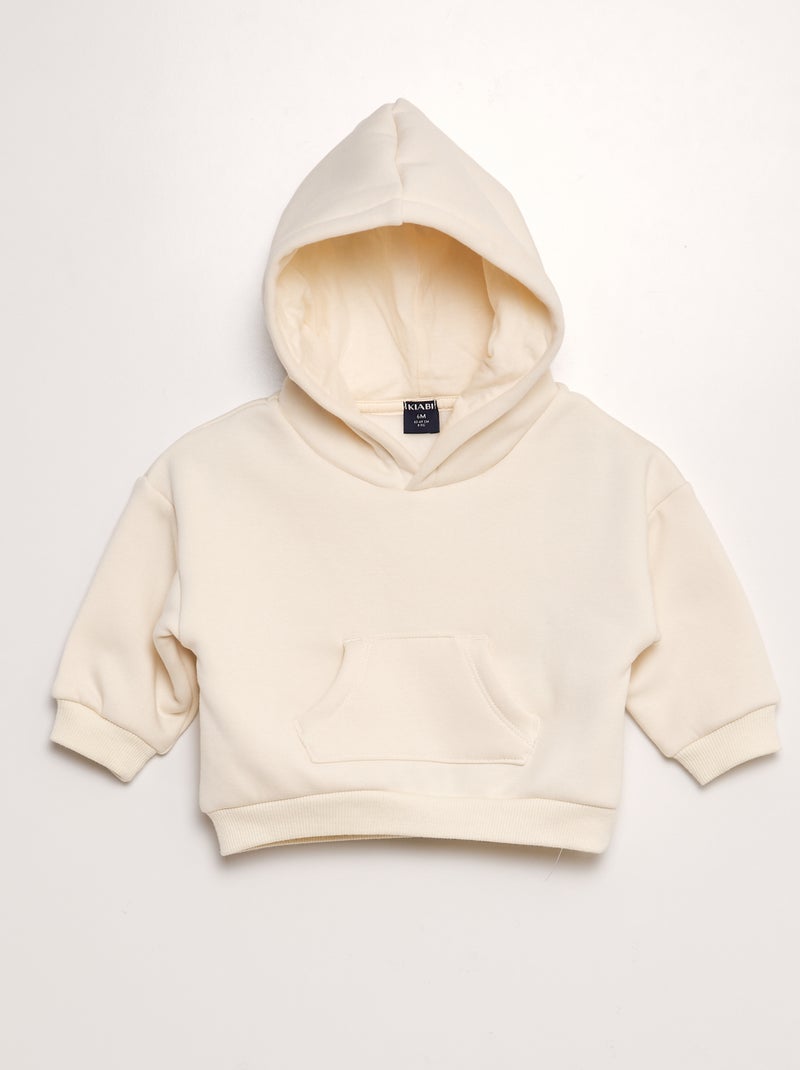 Lote de 2 sweatshirts com capuz - 2 peças CINZA - Kiabi