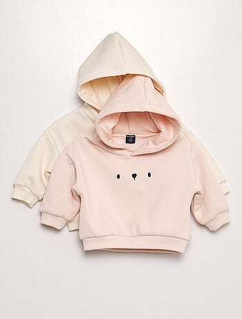 Lote de 2 sweatshirts com capuz - 2 peças