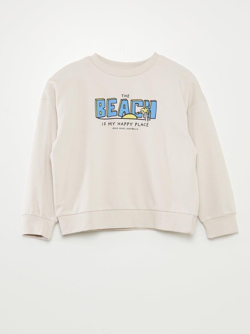 Lote de 2 sweatshirts de gola redonda CINZA - Kiabi