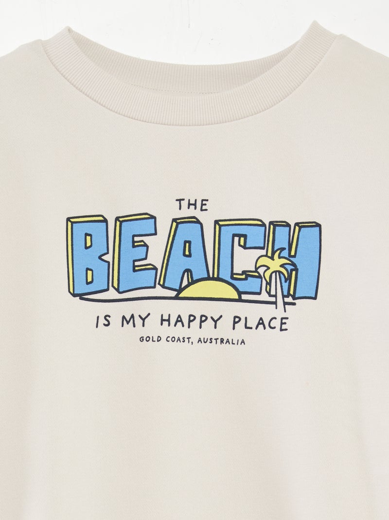 Lote de 2 sweatshirts de gola redonda CINZA - Kiabi