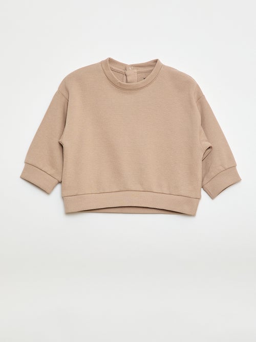 Lote de 2 sweatshirts em french terry - Kiabi