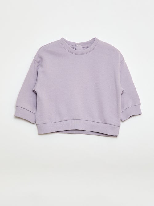 Lote de 2 sweatshirts em french terry - Kiabi