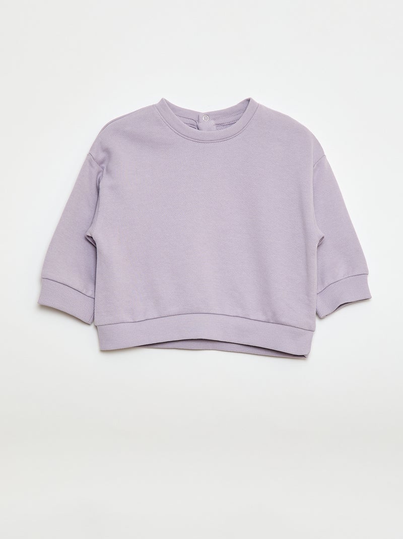 Lote de 2 sweatshirts em french terry Bege - Kiabi