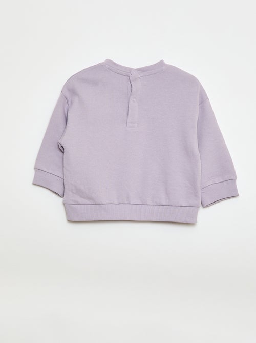 Lote de 2 sweatshirts em french terry - Kiabi