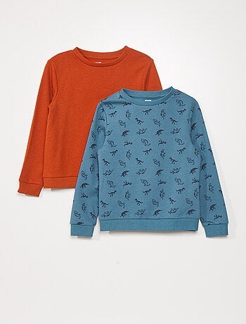 Lote de 2 sweatshirts estampadas - Kiabi