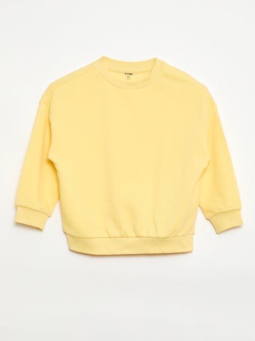 Lote de 2 sweatshirts french terry em algodão - Kiabi