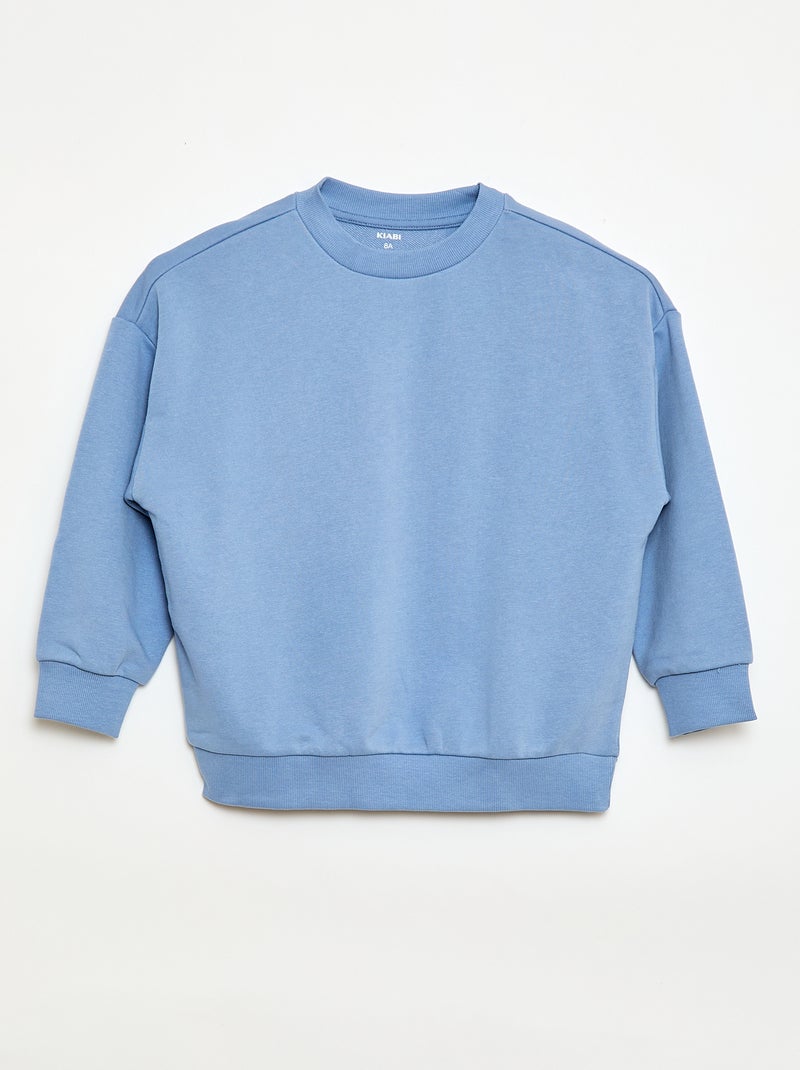Lote de 2 sweatshirts french terry em algodão Amarelo - Kiabi