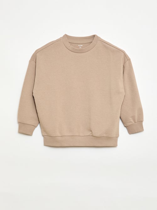 Lote de 2 sweatshirts french terry em algodão - Kiabi