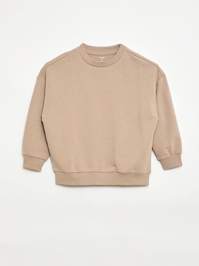Lote de 2 sweatshirts french terry em algodão Azul - Kiabi