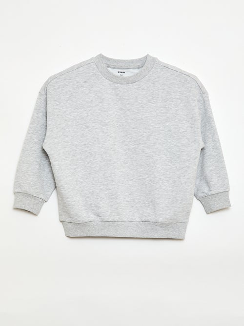 Lote de 2 sweatshirts french terry em algodão - Kiabi