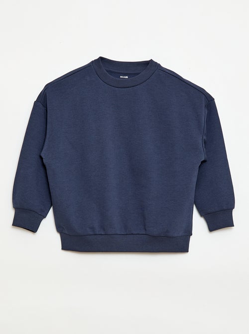 Lote de 2 sweatshirts french terry em algodão - Kiabi