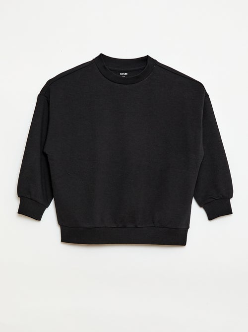 Lote de 2 sweatshirts french terry em algodão - Kiabi